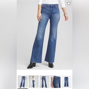 So-Slimming Girlfriend Frayed Flare Jeans from
Chico’s - NEW